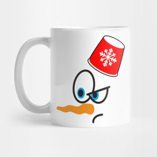 snowman face Mug